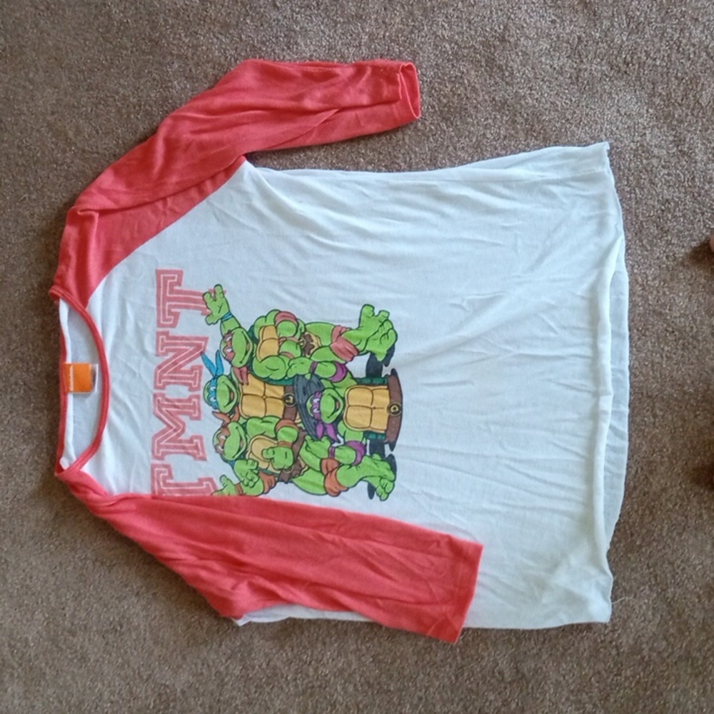 Size XXL(19)Teenage mutant Ninja turtles extra extra large cut long sleeve shirt